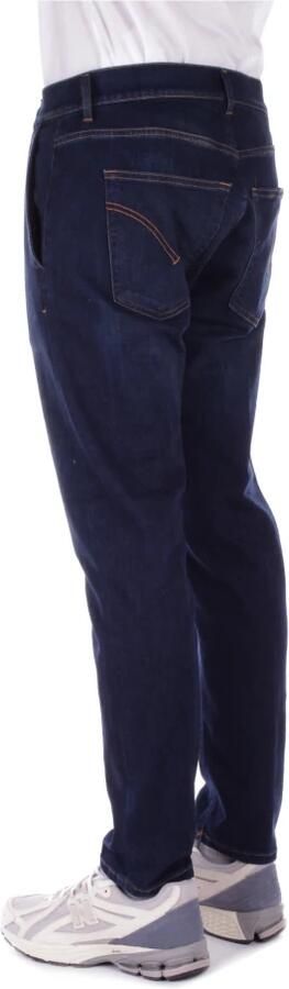 Dondup Donkere Denim Jeans Rits Knoopsluiting Blue Heren - Foto 9