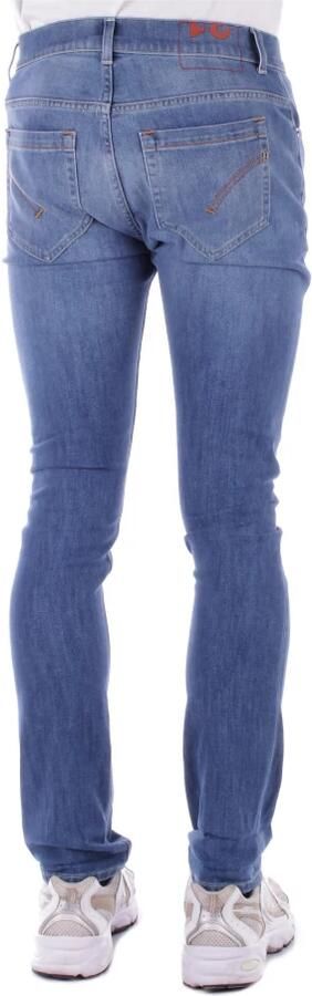 Dondup Blauwe Katoenen Jeans met Riemlussen Blue Heren - Foto 3