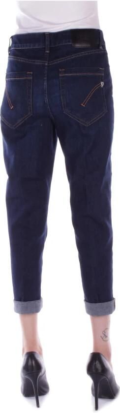 Dondup Blauwe Katoenen Jeans met Juweelknopen Blue Dames - Foto 11