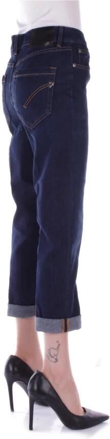 Dondup Blauwe Katoenen Jeans met Juweelknopen Blue Dames - Foto 12