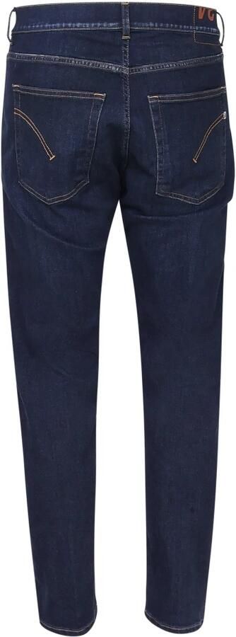 Dondup Donkere Denim Jeans Rits Knoopsluiting Blue Heren - Foto 6