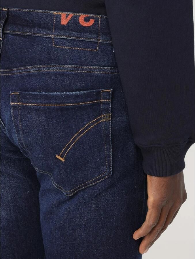 Dondup Gewassen Denim George Broek Blue Heren