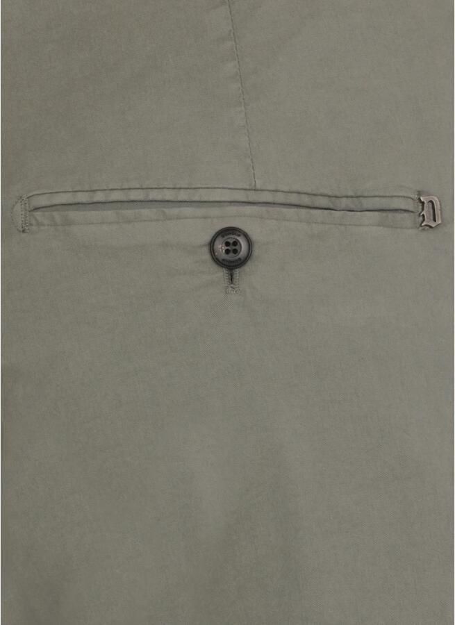 Dondup Grijze Katoenen Broek met Zakken Gray Heren