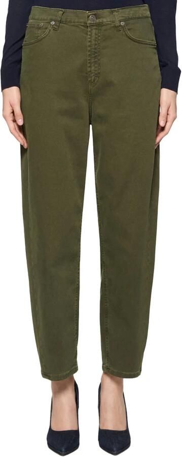 Dondup Groene Loose Fit Hoge Taille Jeans Green Dames - Foto 4