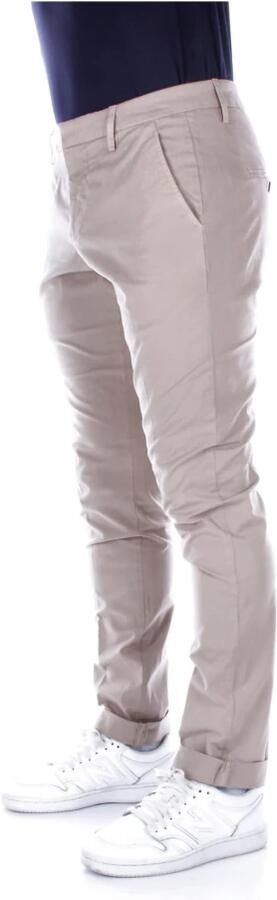 Dondup Katoenen Broek Gaubert Stijl Beige Heren - Foto 12