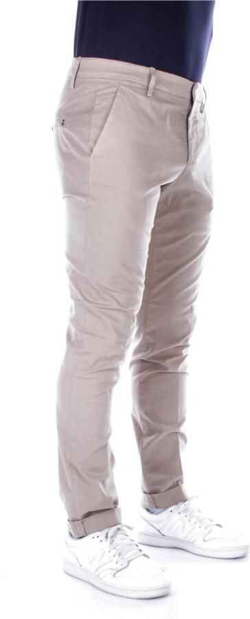 Dondup Katoenen Broek Gaubert Stijl Beige Heren - Foto 5