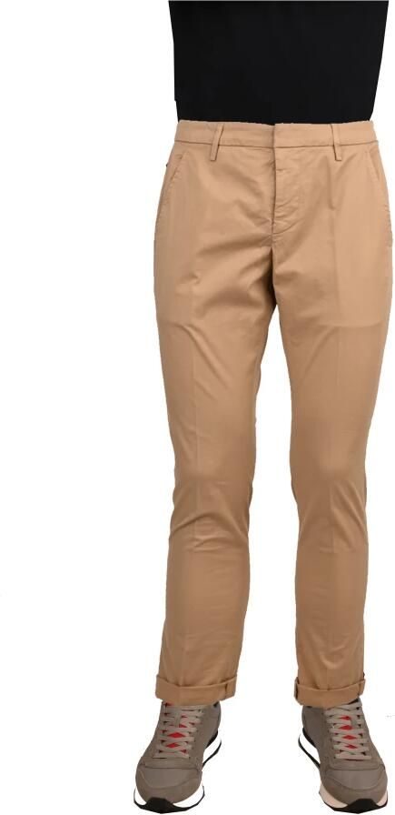 Dondup Katoenen Broek Gaubert Stijl Beige Heren - Foto 2