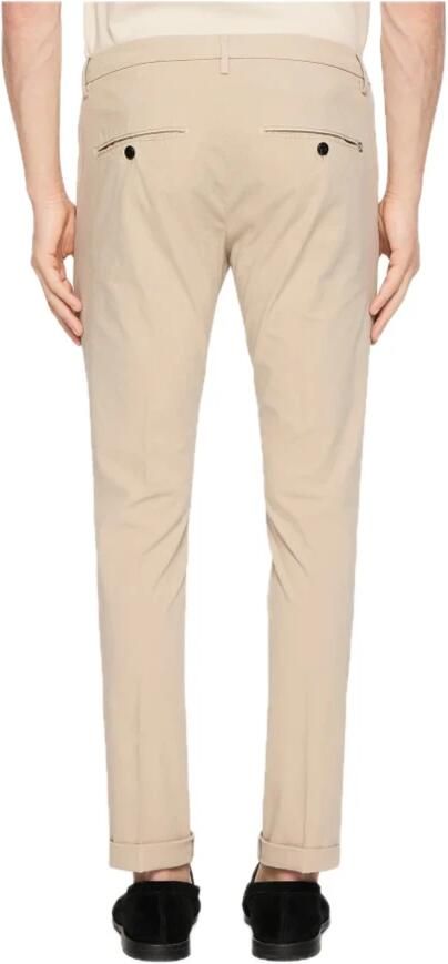 Dondup Katoenen broek trendy veelzijdig model Gray Heren
