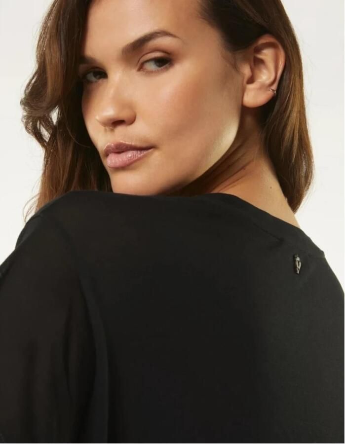 Dondup Casual T-Shirt Black Dames - Foto 2