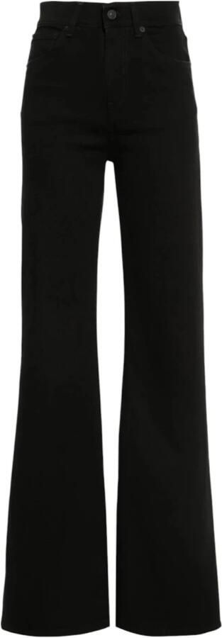 Dondup Zwarte Denim Jeans Rits Knoopsluiting Black Dames - Foto 8
