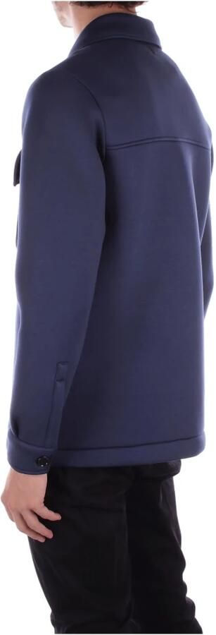 Dondup Logo Achterkant Knoopjas Blue Heren - Foto 4