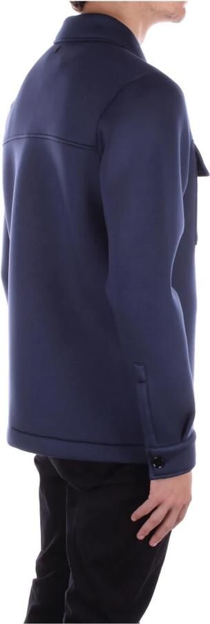 Dondup Logo Achterkant Knoopjas Blue Heren - Foto 5