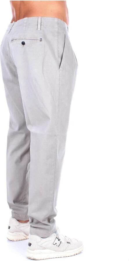 Dondup Logo Achterzak Broek Gray Heren