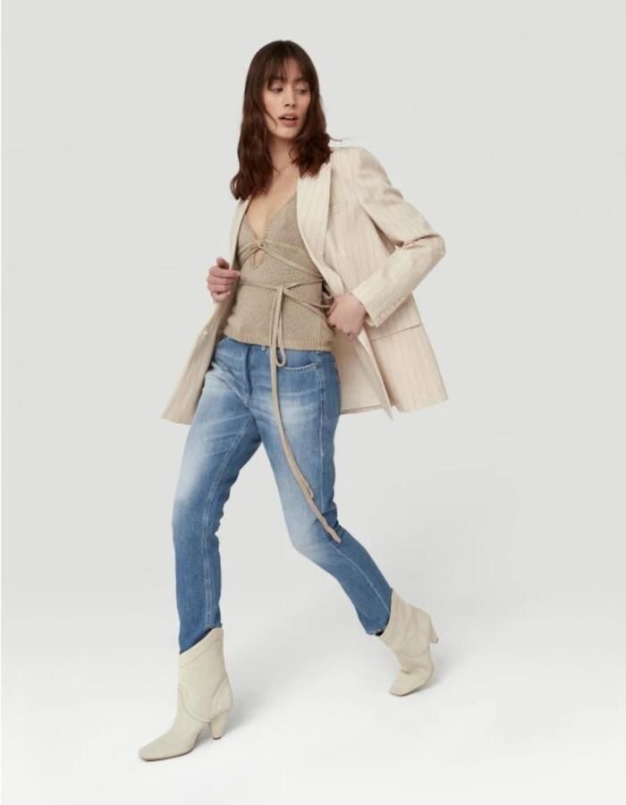 Dondup Mila Broek Blue Dames - Foto 3