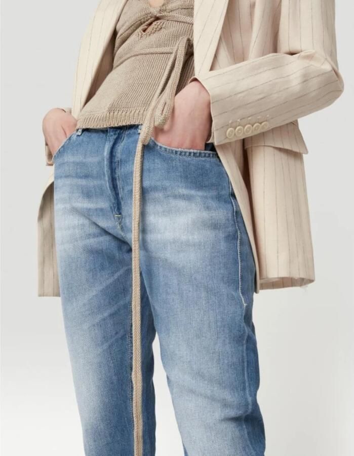 Dondup Mila Broek Blue Dames - Foto 6