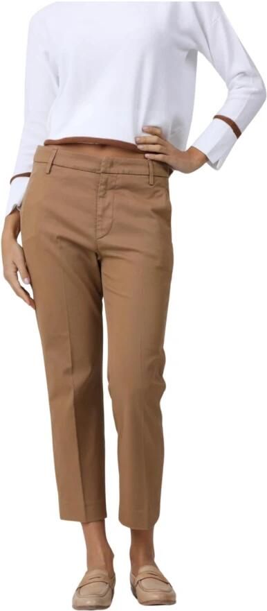 Dondup Nima Ritsbroek Brown Dames