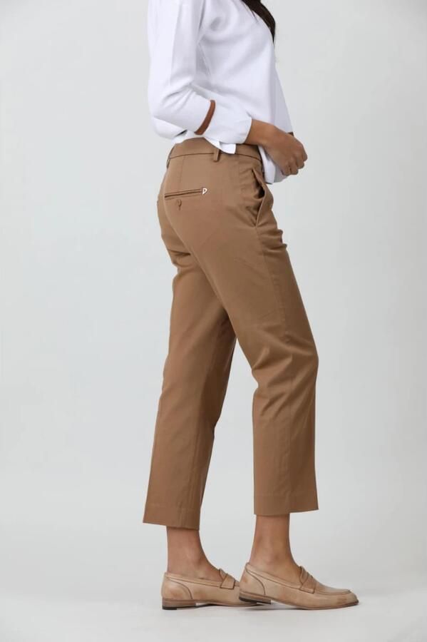 Dondup Nima Ritsbroek Brown Dames - Foto 5