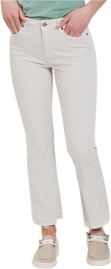 Dondup Open Hem Mandy Broek Beige Dames