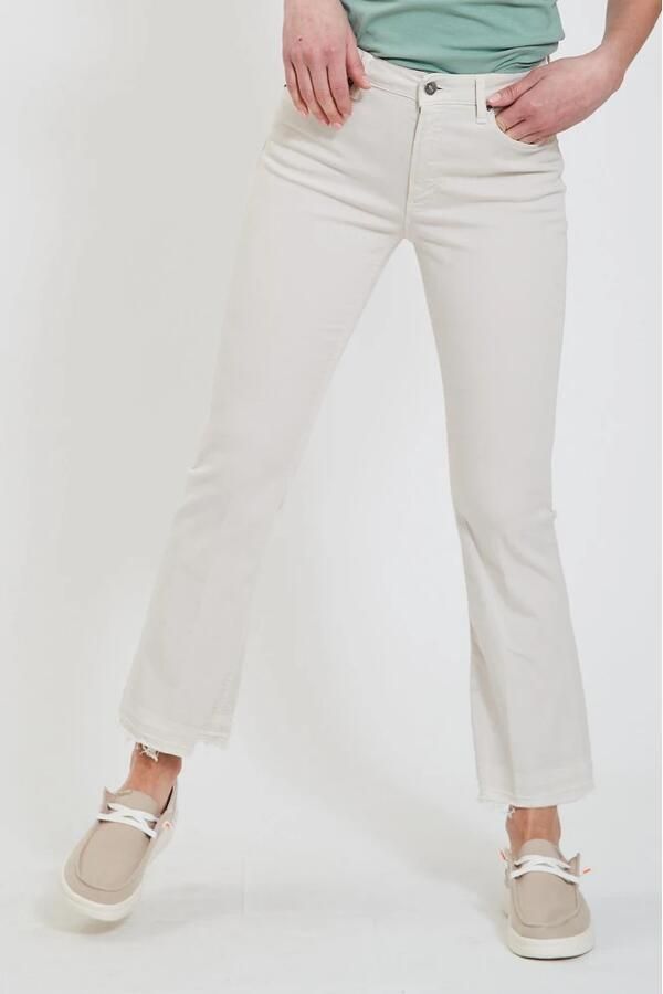 Dondup Open Hem Mandy Broek Beige Dames - Foto 2