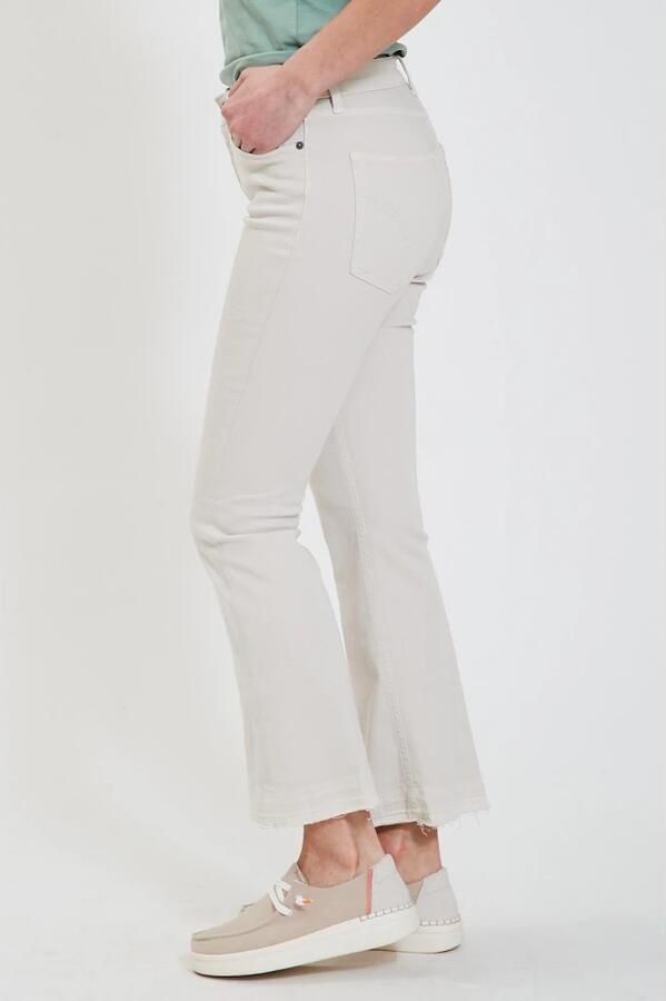 Dondup Open Hem Mandy Broek Beige Dames - Foto 3