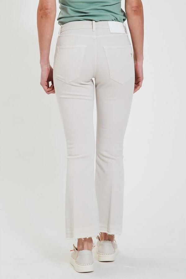 Dondup Open Hem Mandy Broek Beige Dames - Foto 4