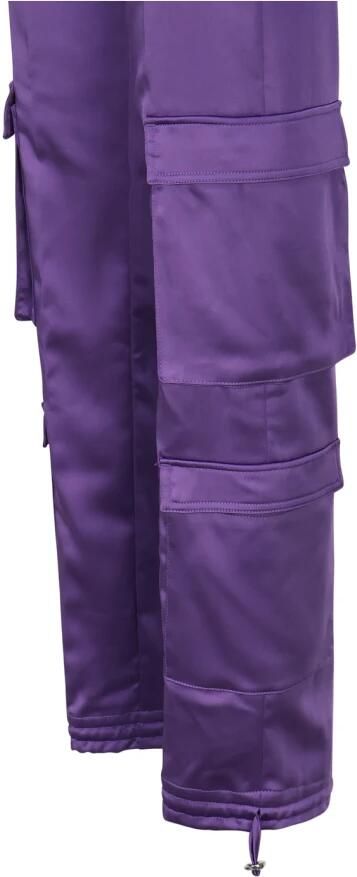 Dondup Paarse Katoen Elastan Broek Purple Dames