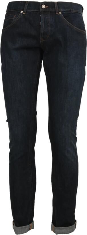 Dondup Skinny Fit Katoenen Jeans Made in Italy Blue Heren - Foto 4
