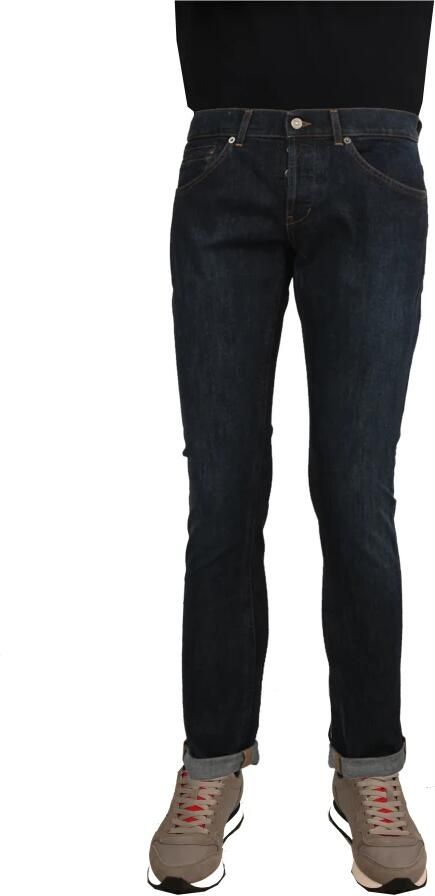 Dondup Skinny Fit Katoenen Jeans Made in Italy Blue Heren - Foto 2