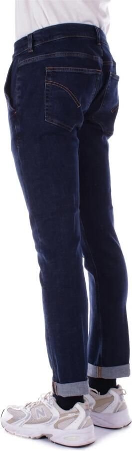 Dondup Slim Fit Denim Jeans met Logo Blue Heren - Foto 6