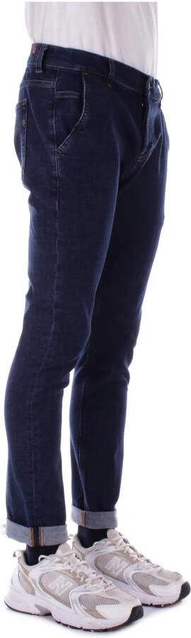 Dondup Slim Fit Denim Jeans met Logo Blue Heren - Foto 5