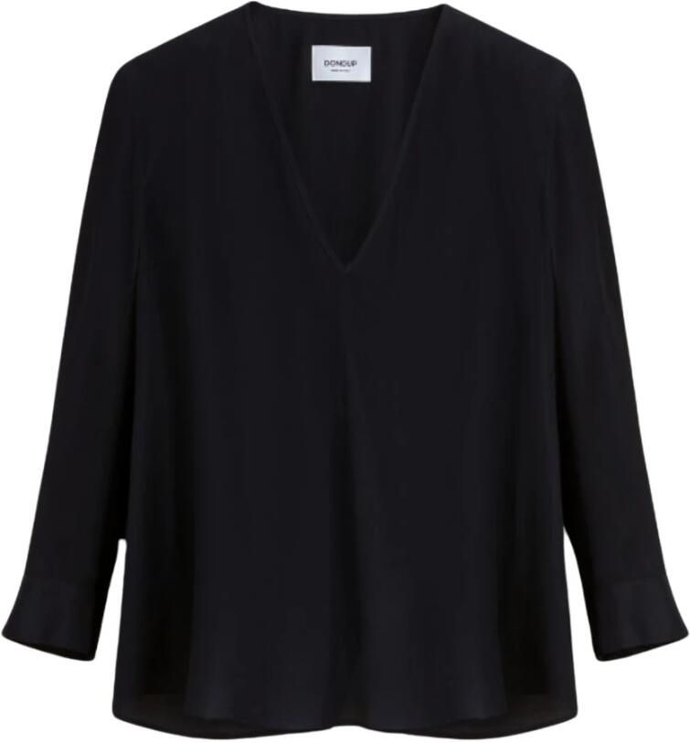 Dondup Stijlvol Overhemd Black Dames