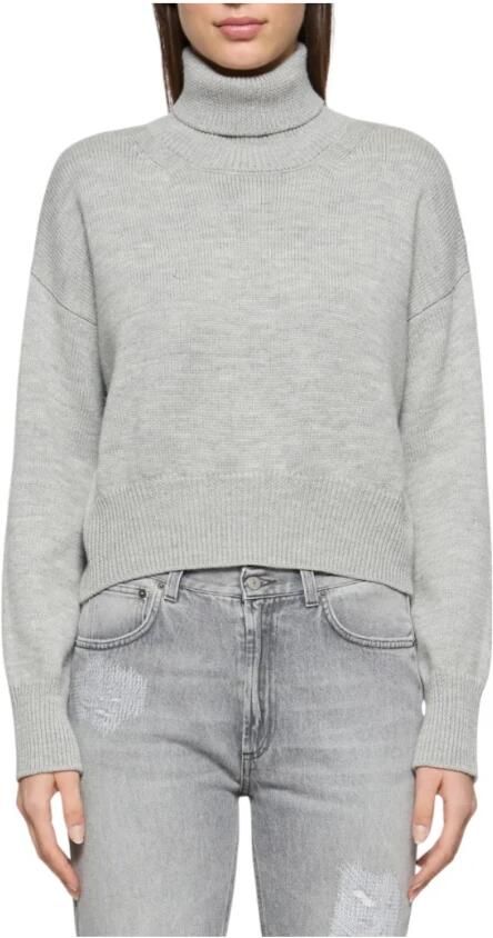 Dondup Stijlvolle Gebreide Trui Gray Dames - Foto 3