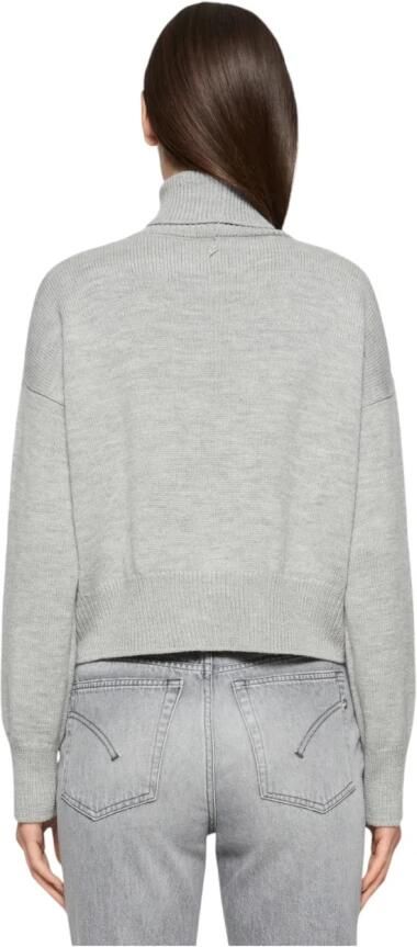 Dondup Stijlvolle Gebreide Trui Gray Dames - Foto 5