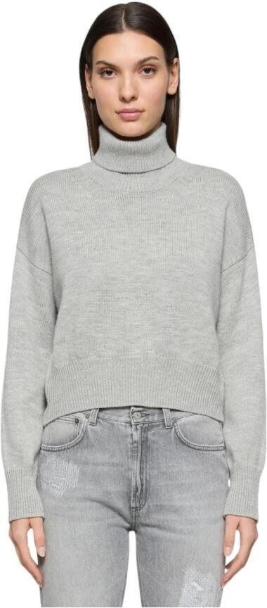 Dondup Stijlvolle Gebreide Trui Gray Dames - Foto 4