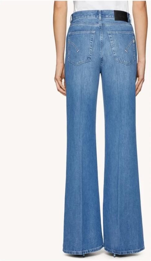 Dondup Wide Jeans Blue Dames - Foto 5