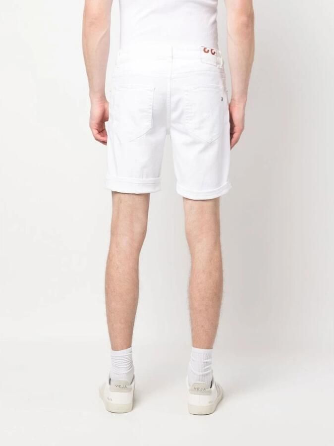 Dondup Witte Bermuda Shorts Derick White Heren - Foto 3