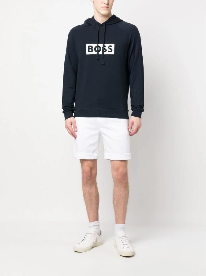 Dondup Witte Bermuda Shorts Derick White Heren - Foto 4