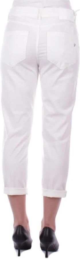 Dondup Ivoor Blend Katoenen Broek voor Vrouwen Beige Dames - Foto 5