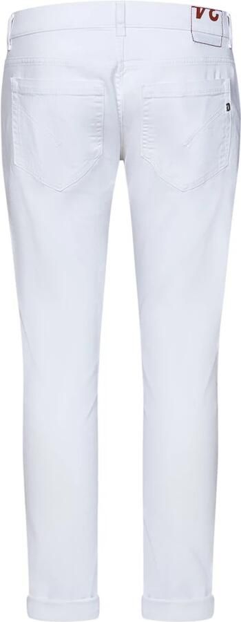 Dondup Witte Skinny-Fit Jeans met Logo Plaque White Heren - Foto 5