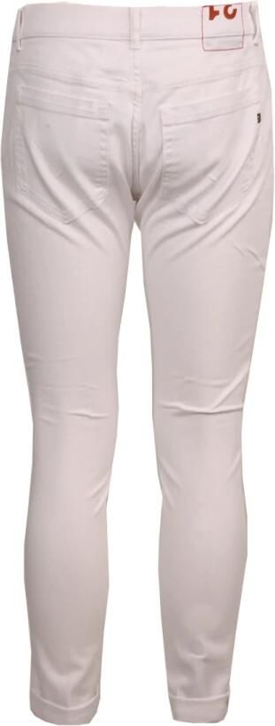 Dondup Witte Skinny-Fit Jeans met Logo Plaque White Heren - Foto 2