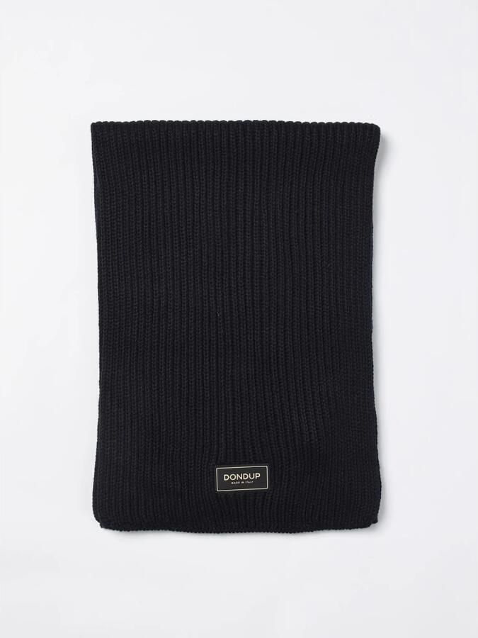 Dondup Wollen Logosjaal Black Heren - Foto 2