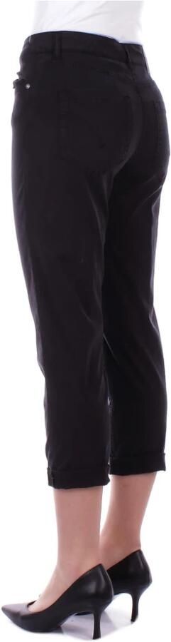 Dondup Zwarte Katoenmix Broek voor Vrouwen Black Dames - Foto 8