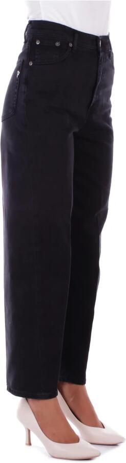 Dondup Stijlvolle Cropped Jeans voor Vrouwen Black Dames - Foto 2