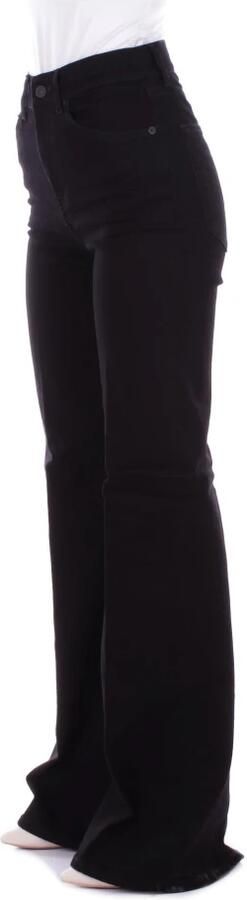 Dondup Zwarte Denim Jeans Rits Knoopsluiting Black Dames - Foto 5