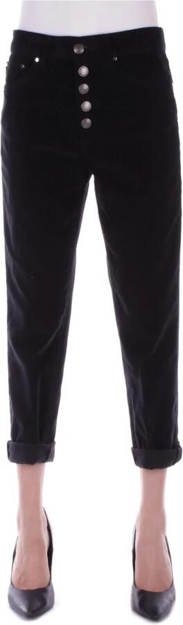 Dondup Zwarte broek met zijlogo Black Dames - Foto 5