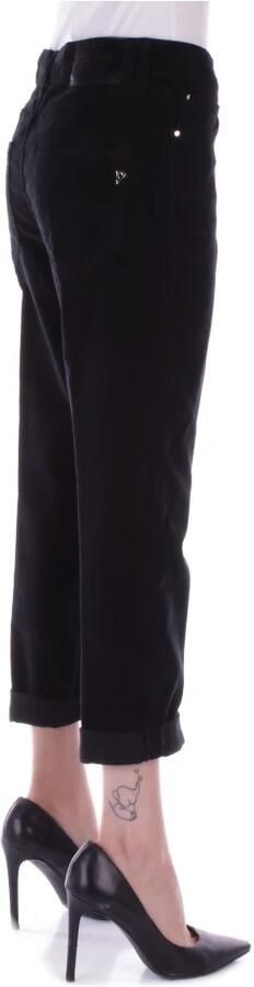 Dondup Zwarte broek met zijlogo Black Dames - Foto 4