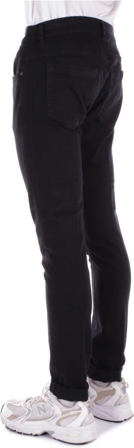 Dondup Zwarte Logo Broek met Knopen Black Heren - Foto 3