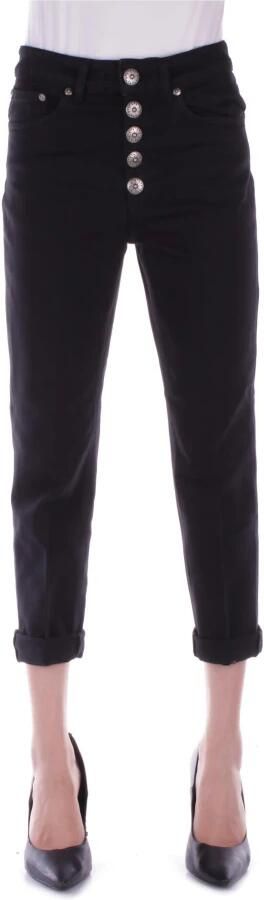 Dondup Zwarte Logo Jeans met Zakken Black Dames - Foto 6