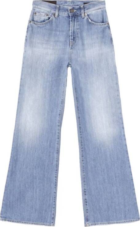 Dondup Flared Jeans Blauw Dames