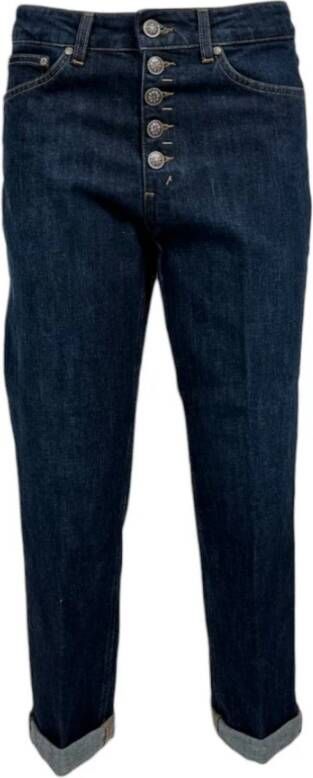 Dondup Stijlvolle Blauwe Straight Jeans voor Vrouwen Blue Dames - Foto 1